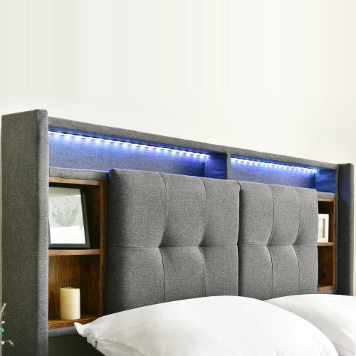 Solid Wood Bed Frame  Size  160cmx200cm
