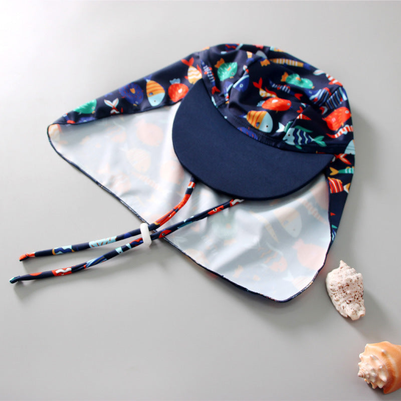Children's Swimsuit Boy British Keep Warm
