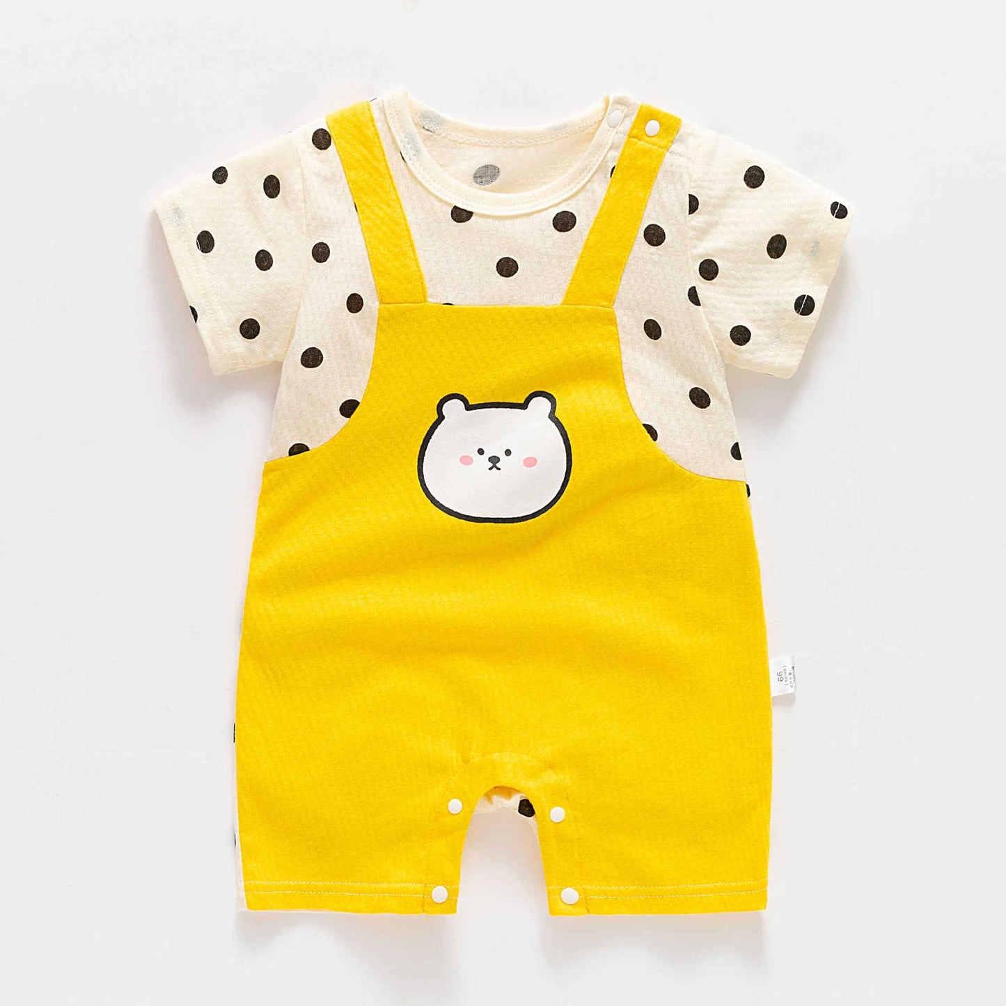 Baby Boy Jumpsuit Summer Short Sleeve Thin Toddler Clothes Cotton
