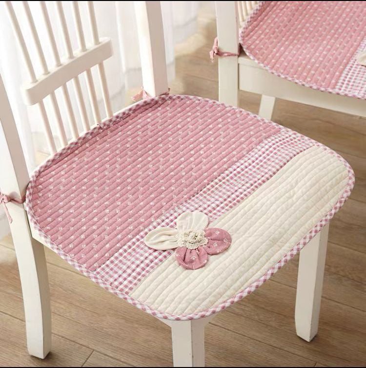Cotton Fabric Dining Table And Chair Cushion With Anti-slip