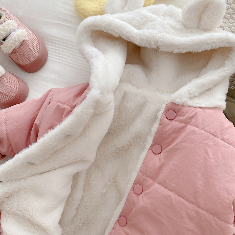 Boy Hooded Thermal Cotton-padded Clothes