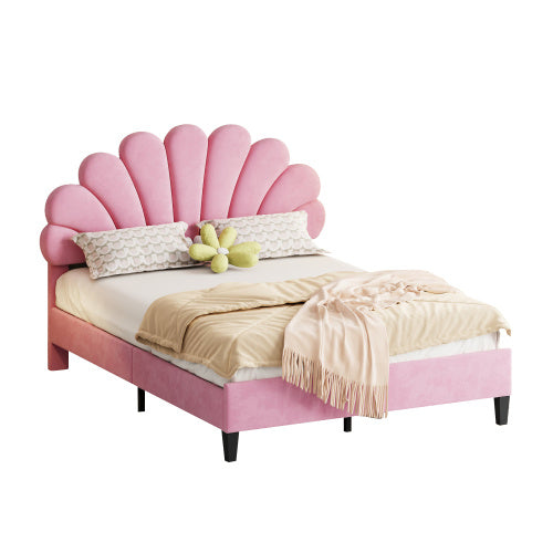 Linen Material With Metal Frame Bed Frame