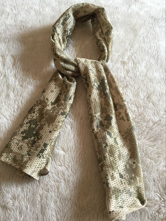 Military Fans Camouflage Sun Protection Sunshade Camouflage Scarf