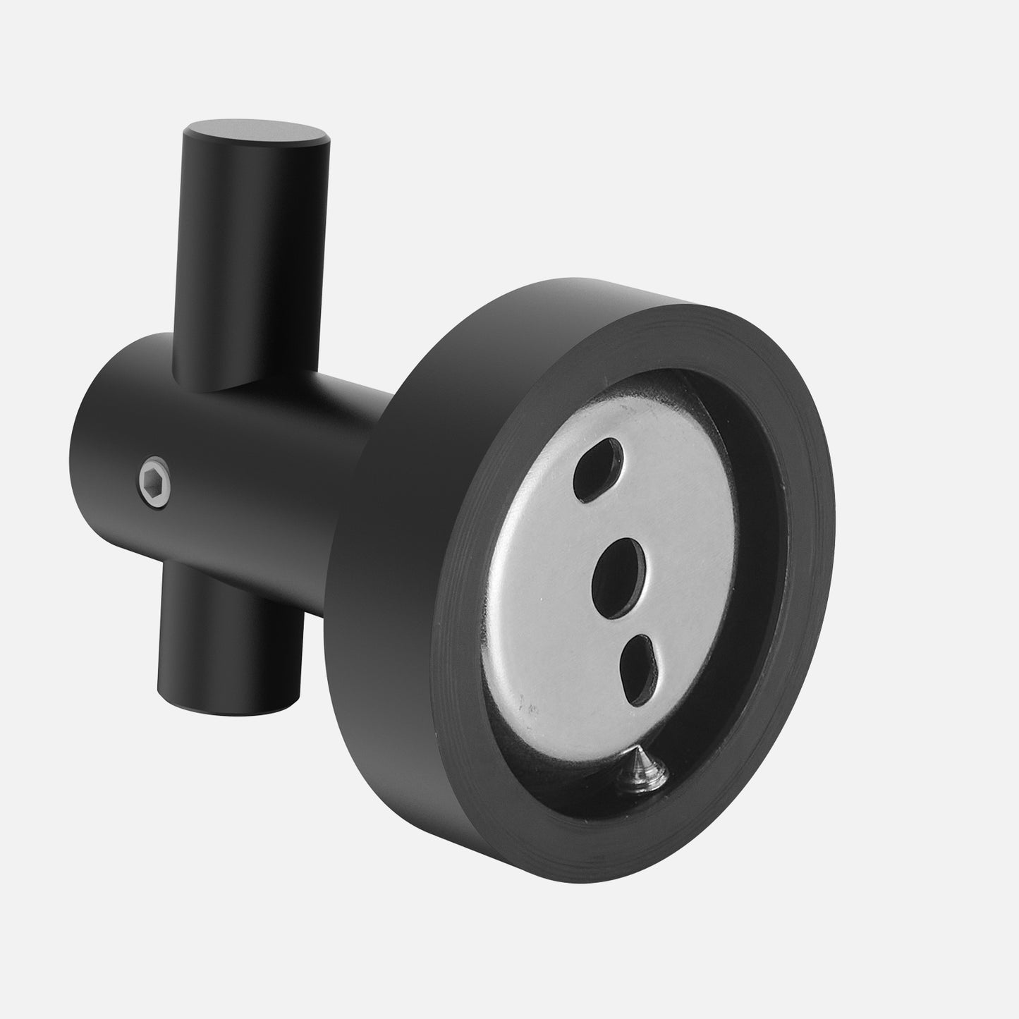 Round Base Wall Hook With Screws  Matte Black Hook, 4-piece Set, Suitable For Entry-level Shoe Cabinets, Wardrobes, Bathrooms, Bedrooms, Furniture Hardware, Cannot Be Shipped On Weekends