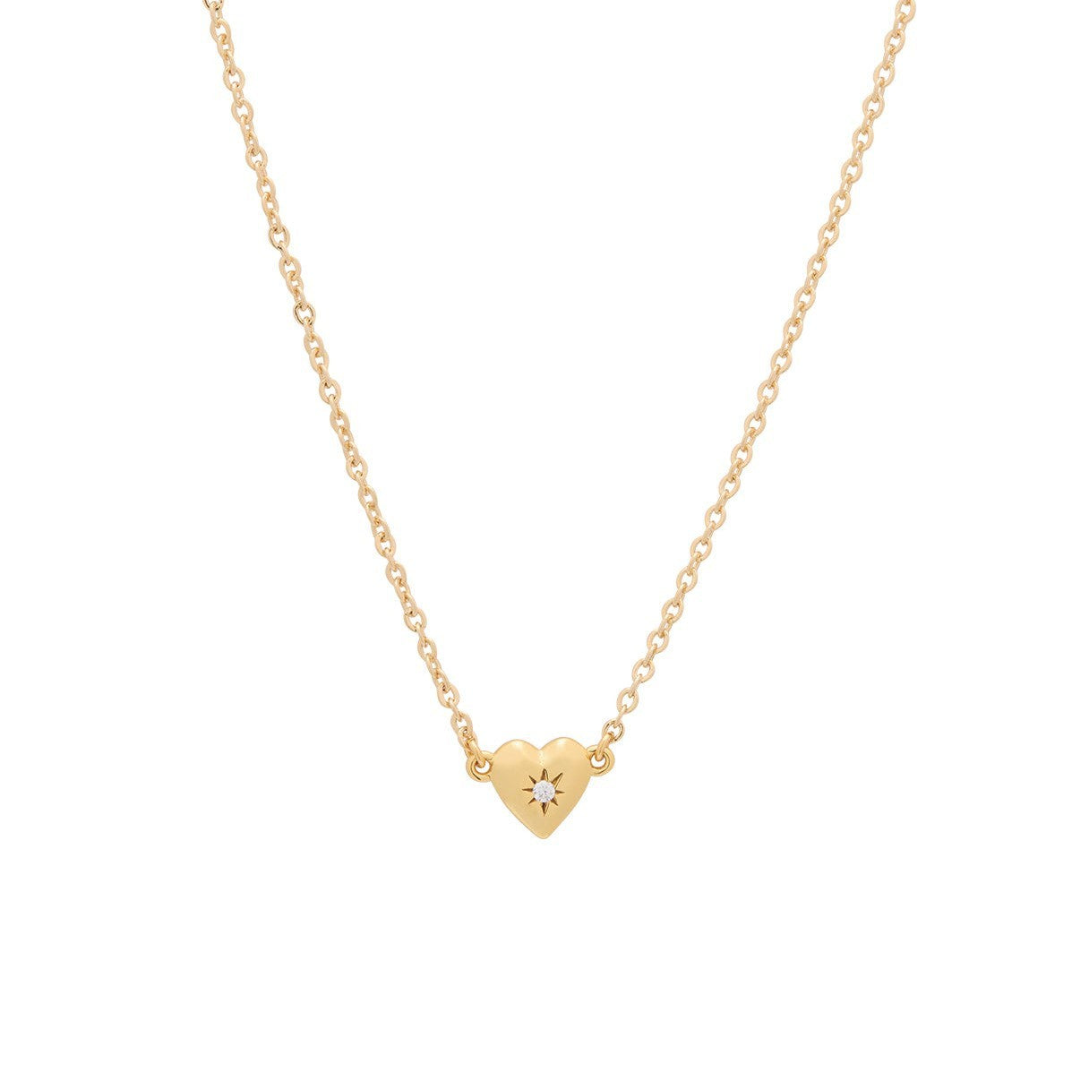 Independent Station Loving Heart Zircon Necklace Bracelet