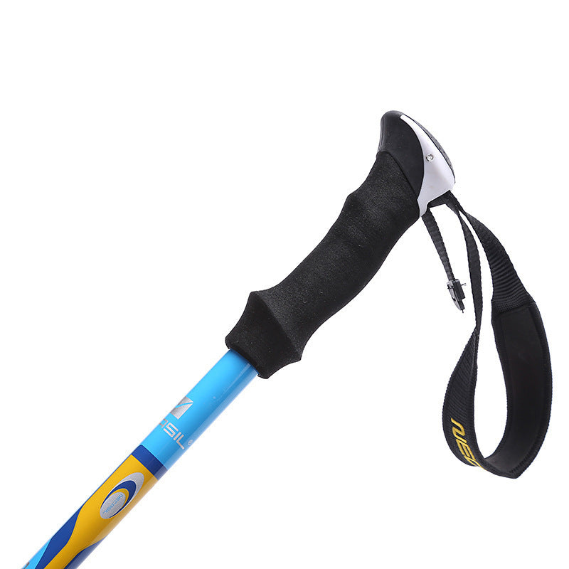 Newcastle Carbon Trekking Pole Ultra-light Three-section Inner Lock Telescopic