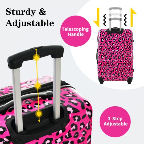 Hardshell Luggage Sets 3 Pcs Spinner Suitcase With TSA Lock Lightweight-20  24  28 Luggages
