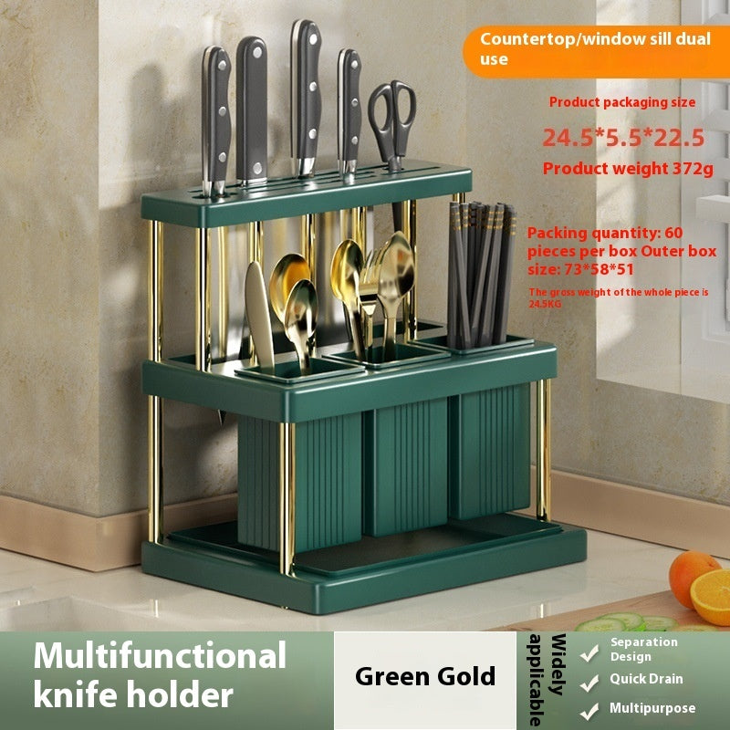 Multifunctional Kitchen Storage Rack Knife And Fork Storage Rack