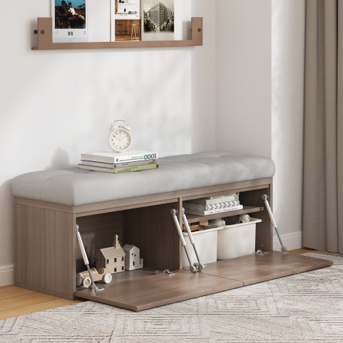 49-inch Storage Table Locker Storage Footstool