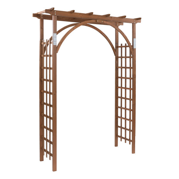 7FT Dark Brown Garden Arch
