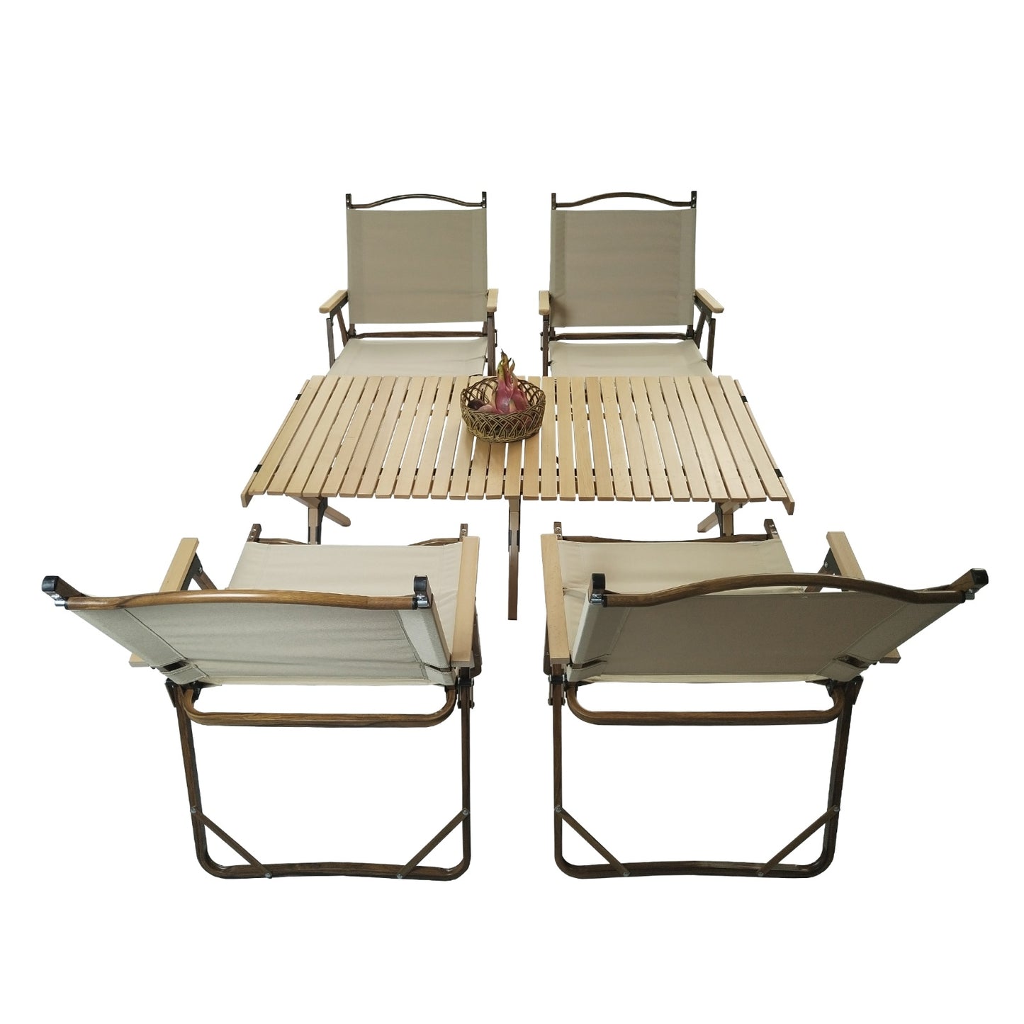 Multi FunctionFoldable DiningSet1 Table  4 Chairs  Indoor Outdoor Use