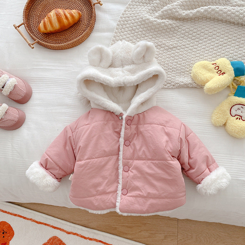 Boy Hooded Thermal Cotton-padded Clothes