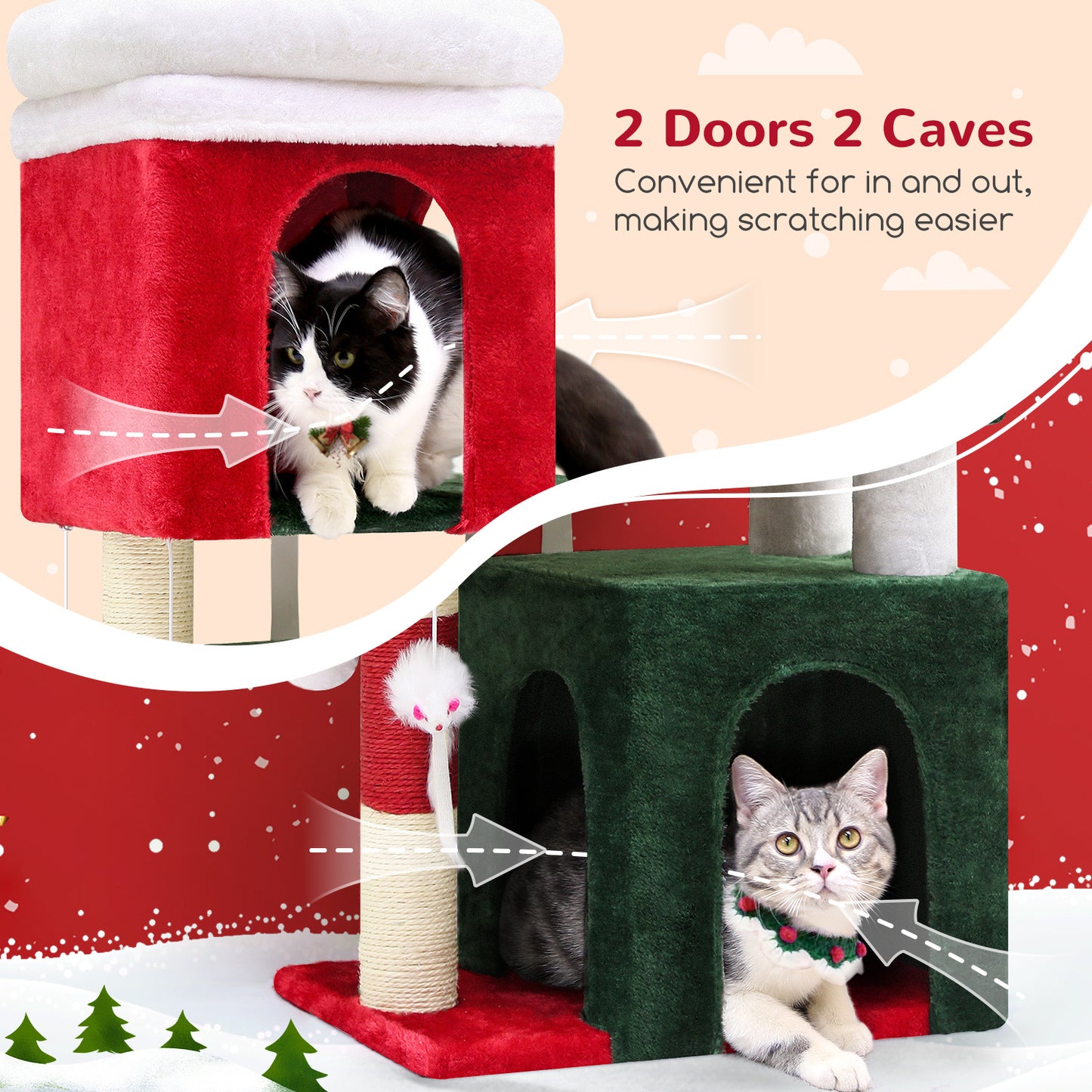 31 Inch Christmas Series Cat Climbing Frame