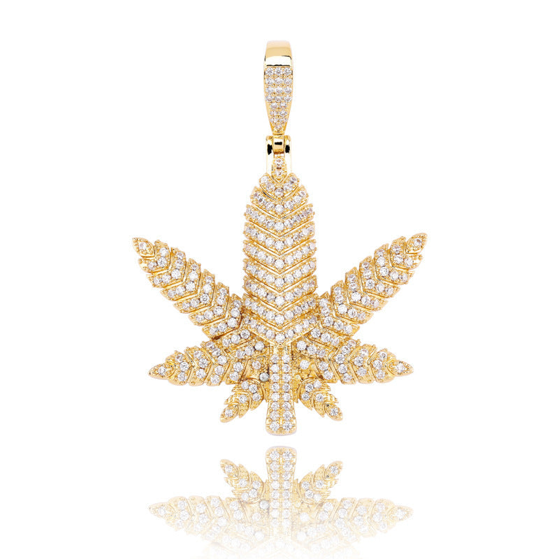 Men's And Women's Necklaces Full Of Zircon Hipsters